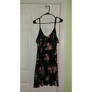 NWOT Torrid Black Floral Dress